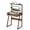Brown, variant on MIN EN WIN 28 inch Industrial Small Computer Desk with Hutch and Keyboard Tray, Teens Adults Study Workstation for Bedroom College Dorm, Rustic Brown