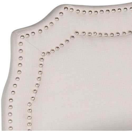 Safavieh Skyler Linen Headboard, King, Taupe