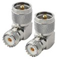 thumbnail image 3 of Uhf Male To Uhf Female Connector So239 Connector Pl259 Right Angle Angled Pl259 Connector Uhf Plug Uhf 90, 3 of 5
