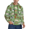 thumbnail image 2 of Cauagu Cows And Calves for Men's Pullover Hooded Sweatshirt Athletic Casual Hoodie Aautumn Hoodie Sweatshirt for Men Pullover Casual Hooded Sweatshirt-Small, 2 of 7
