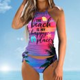 thumbnail image 2 of Birdeem Womens Printed Womens Conservative Split Swimsuit Womens Split Swimsuit Set, 2 of 12