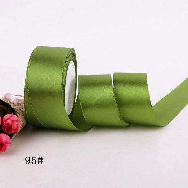 4cm Color Red Ribbon DIY Ribbon Rose Flower Decorative Silk Ribbon Cake Packaging Ribbon Valentine Ribbon