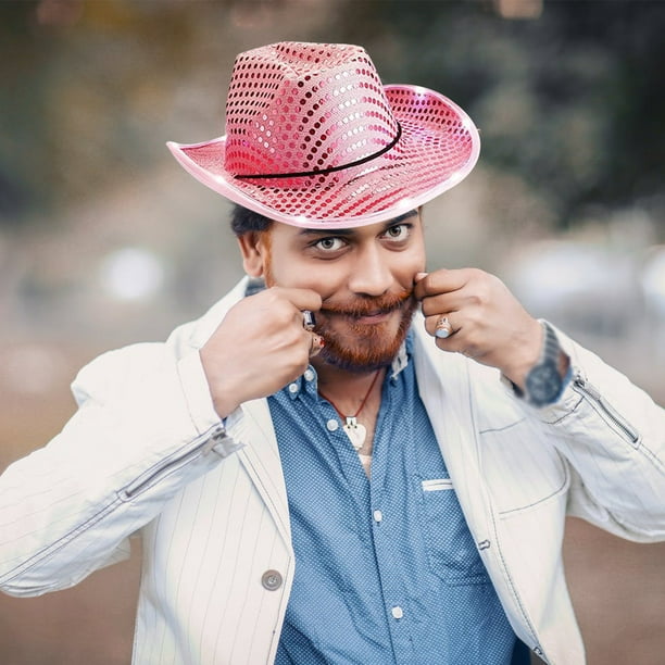 Led lighted cheap cowboy hats