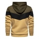 thumbnail image 2 of Sudadera Con Capucha Para Hombre, Cómoda Sudadera Con Capucha De Empalme De Color Para Hombre Fibra De Poliéster Agradable A La Piel Suelta De Moda Para Acampar Para Trabajar ANGGREK OD Verde 2XL, 2 of 4