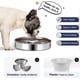 thumbnail image 5 of Stainless Steel Slow Feed Dog Bowl, 2 Cup Metal Pet Food Dish, 5 of 5