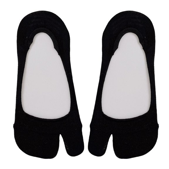 Lightweight Sock Slippers for Indoor Use — Padded Sole Easy On Design Lightweight Cozy Footwear for Home and LeisureBlackOne Size