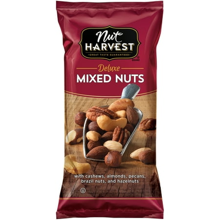 Nut Harvest® Deluxe Mixed Nuts 2.75 oz. Bag