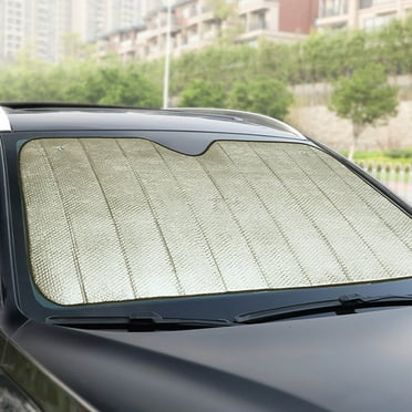 Kabnic Foldable Car Sun Shade Windshield, 5-Layer UV Protection Sun Shield Visor for Front Window, Fits Most Vehicles