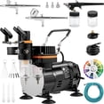 thumbnail image 2 of Airbrush Ensemble, Expert Airbrush Kit with Compressor, Multi-Use Dual-Action Gravity Feed Airbrush System for Art, Nails, Cookies, Tattoos, 2 of 9