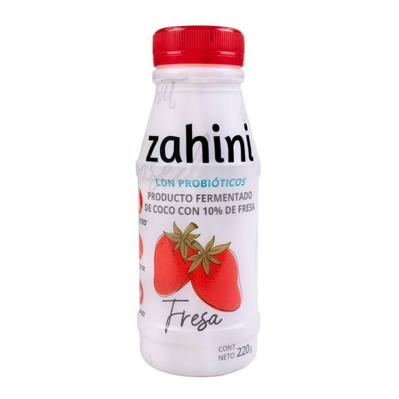 Producto fermentado de coco Zahini con fresa 220 g