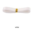 thumbnail image 1 of mmirethe 10pcs/set Double Face Solid Polyester Ribbon For Wedding Decoration - Good Elasticity Easy To Wash white, 1 of 6