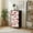 Color-2, variant on 4 Drawer Vertical Storage Dresser cherry flowers buds Pink blooming flowers with Wood Top Fabric Pull Drawers