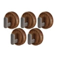 thumbnail image 1 of Gancho adhesivo para toallas de baño, impermeable, para colgar batas, ropa y pared. 5 piezas, 1 of 9