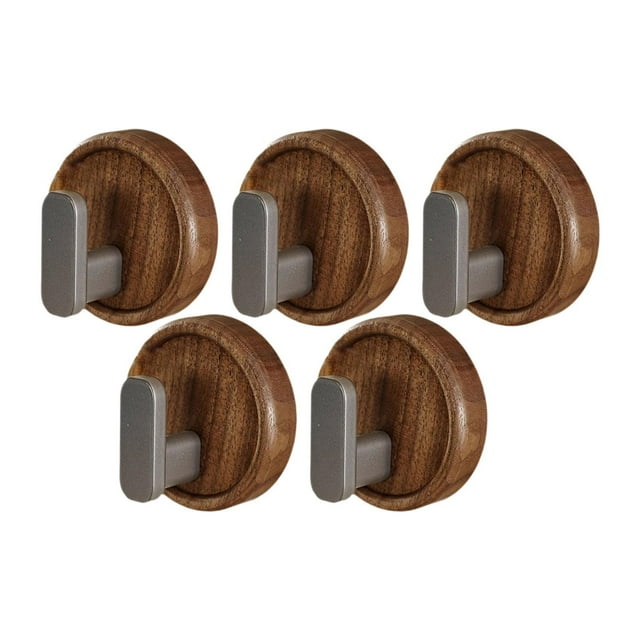 Gancho adhesivo para toallas de baño, impermeable, para colgar batas, ropa y pared. 5 piezas