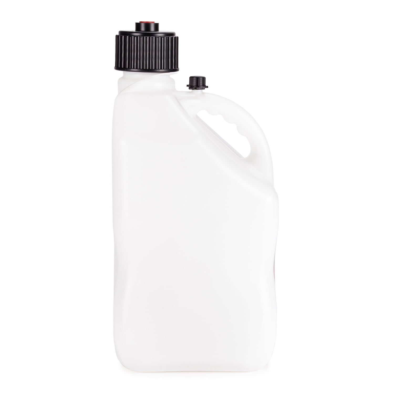 VP Racing 3522-CA, 5.5 Gallon Square Motorsport Jug, White & 14" Standard Hose (1 Pack)