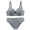 Gray, variant on Women Bra Suit Solid Color Sleeping Underwire Underwear Daily Wireless Comfort Breathable Nylon Soft Stretch Full Coverage Sleep Bra Everyday Wear