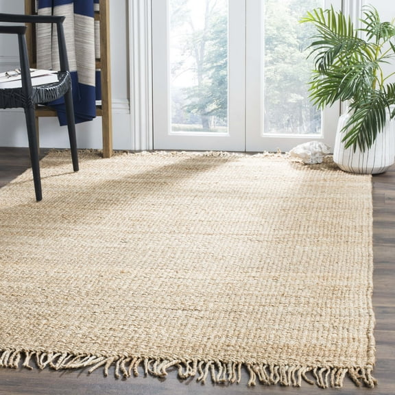 SAFAVIEH Natural Fiber Clara Braided Jute Area Rug, Natural, 8' x 10'