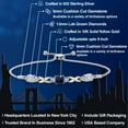 thumbnail image 2 of 925 Silver and 10K Yellow Gold Blue Sapphire and White Moissanite and White Lab Grown Diamond Bracelet for Women | 2.65 Cttw | Gemstone September Birthstone | Cushion 6MM | Fully Adjustable 9 inch, 2 of 5
