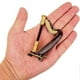 thumbnail image 2 of Wooden Miniature Harp with Case Mini Musical Instrument Replica Miniature Dollhouse Model Home Decor, 2 of 5