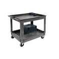 thumbnail image 4 of Utility Cart, 500 lb. Load Cap. Tray top, 40.24x25.59x32.83 in (Black), 4 of 7