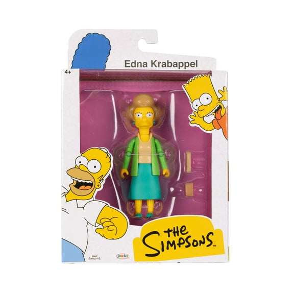 The Simpsons Edna Krabappel 5" Action Figure 2025 Jakks Pacific Wave 5