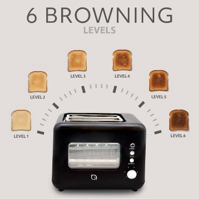2 Slice Toaster with Window