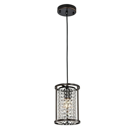 Light 16 Inch Pendant Warehouse Shade - Warehouse of Tiffany Chalte Oil Rubbed Bronze 1-Light 6-Inch Pendant IMP16/1ORB