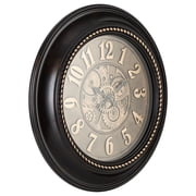 Pacific Bay 24” Rodalben Decorative Wall Clock Analog Battery Clock for Home Decor