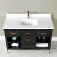 thumbnail image 6 of Kesia 48" Single Bathroom Vanity Set in Black Oak without Mirror, 6 of 8