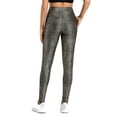 thumbnail image 3 of Thermal Fleece Lined Leggings Women High Waisted Winter Yoga Pants with Side Pockets, 3 of 6