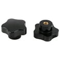 thumbnail image 4 of Star Shape Knob  Tractor Knob 5pcs Universal Black Color Plastic Star Shape Knob Handle M8 For Machine Tool, 4 of 8