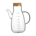 thumbnail image 5 of MERRYHAPY Olive Oil Dispenser Bottle, Transparent Leak-Proof Container with Drip- Spout - 1 Pack, 5 of 8