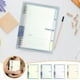 thumbnail image 1 of Xihbxyly Cuaderno A5 de Hojas Sueltas, Tacto Suave, Compacto y Duradero, Portátil para Estudiar o Trabajar, Encuadernación Resistente, Ideal para Estudiantes y Oficinistas, Tamaño 22,8 X 18,2 Cm., 1 of 2