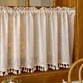 thumbnail image 4 of EGNMCR Home Decor Romantic Printed CurtainKitchen Curtain Cute Spring And Summer Bright And Colorful Kitchen Decoration Short Translucent Retros Coffee Shop Curtain 100x60cm Polyester curtains, 4 of 5