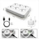 thumbnail image 4 of Velas Sin Llama con Temporizador y Base de Carga, 6 Velas LED Recargables por USB., 4 of 5