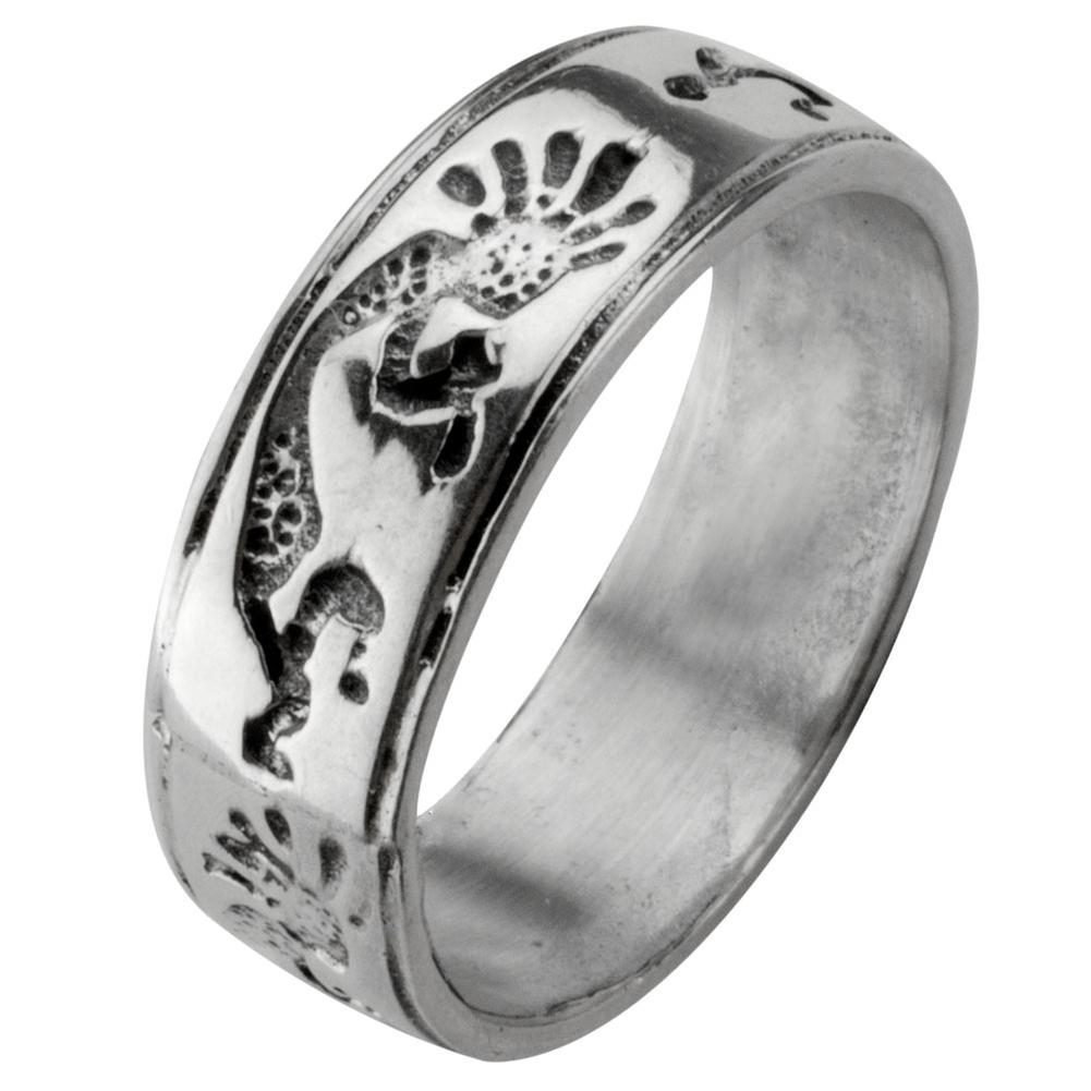 Kokopelli Ring Band 9