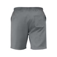 thumbnail image 6 of Nmnitkp Mens Shorts Regular Fit Casual Shorts Elastic Waist Drawstring Solid Color With Pockets Lightweight Breathable 7 Inch Summer Beach Shorts for Men Dark Gray,S, 6 of 6