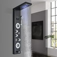 thumbnail image 4 of Sistema de Ducha Zovajonia Torre de Panel de Ducha LED 6 Funciones Cabezal de Cascada de Lluvia Bronce Aceitado, 4 of 7
