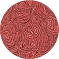 thumbnail image 1 of Ahgly Company Machine Washable Indoor Round Transitional Orange Area Rugs, 5' Round, 1 of 7