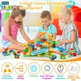 thumbnail image 2 of Battop Marble Run para niños de 4 a 8 años, 167 unidades con 4 bolas, 2 of 7