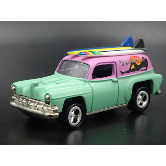 Open Box 1954 54 CHEVY CHEVROLET PANEL TRUCK SURF 1:64 SCALE DIORAMA DIECAST MODEL CAR