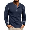 thumbnail image 2 of VJATTWR Men's and Big & Tall Men's Tri Blend Long Sleeve Tee Shirt, Sizes S, 2 of 9