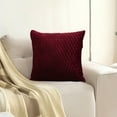 thumbnail image 3 of HBBKVI Pillow Covers Pillow Case Striped Velvet Upholstered Sofa Living Room Bedroom, 3 of 6