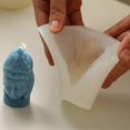 thumbnail image 2 of Buddha Silicone Mold 3d Buddha Figure Candle Molds Diy Soap Wax Molds Decorations Diy Candlestick Crafts - Four-faced Buddha Face, 2 of 3