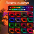 thumbnail image 3 of Richgv Sunset Lamp Projection, 16 Colors Changing Projector LED Lights Floor Lamp Rainbow Projection Light 180 Degree Rotation for Christmas Decorations Photography Party Home Bedroom, 3 of 8