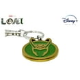 thumbnail image 4 of Marvel Studios Officially Licensed: Loki Helmet Symbol Keychain, Stainless Steel - 3.5 cm x 4 cm, 4 of 7