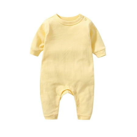 Angala Comfort Boys Bodysuit Long Sleeve Shoulder Snap Baby Jumpsuit For And Toddler Playwear Soft Everyday Outfit Cozy Stylish Baby Clothes 6-9 Months