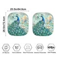 thumbnail image 6 of Jeiento Peacock Sunshade Visor 2 Pack Car Windshield Sun Shade Foldable 2-Piece Car Sunshades Easy Installation Keep Your Vehicle Cool Fit Front Window for Trucks SUV Van, 6 of 7
