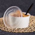 thumbnail image 3 of [600 ct] Karat 24-32 oz Food Container Lids | Flat, PP, 142 mm, 3 of 3