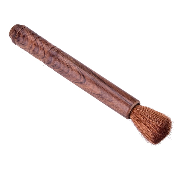 Cepillo de colofonia para violín de madera maciza, cepillo de limpieza para instrumentos musicales (palo de rosa)